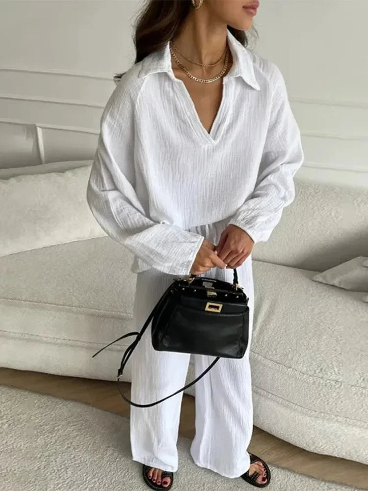 Mira Casual Top & Pants Set