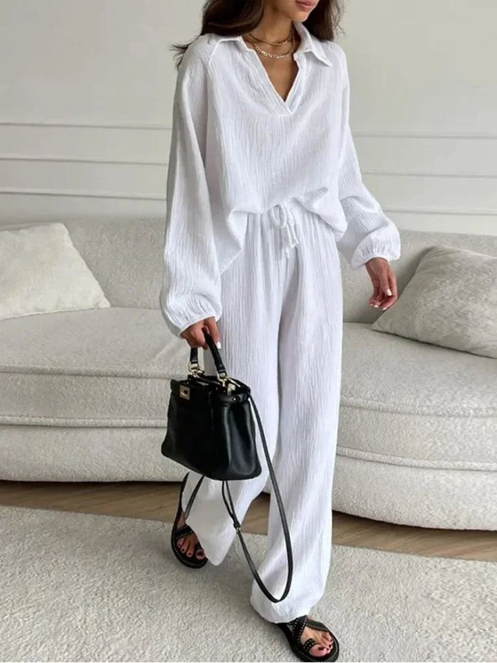 Mira Casual Top & Pants Set