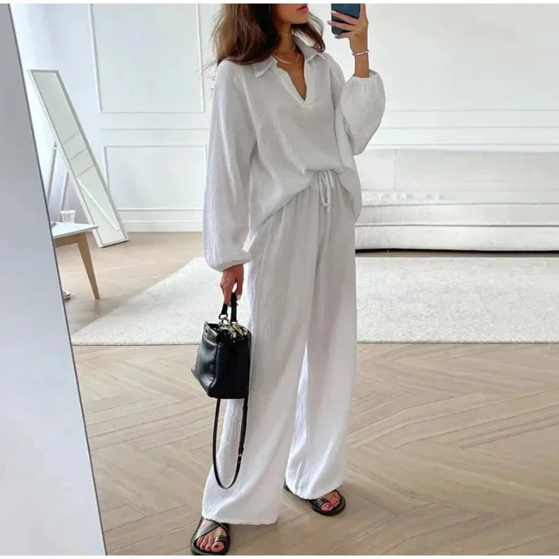 Mira Casual Top & Pants Set